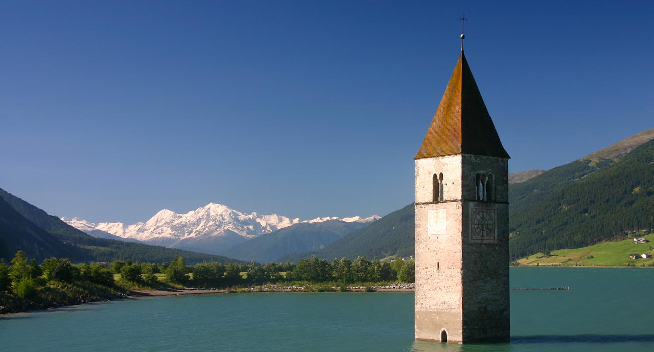 Turm im Reschensee